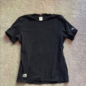 Tracksmith Black Short Sleeve Crew Neck Tee